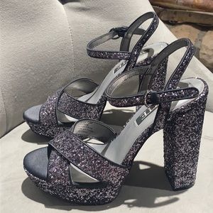 Sparkly Party/Club/Wedding Heels White By Vera Wang